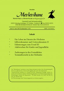 Zeitschriften der Trebbuser Mevlevihane