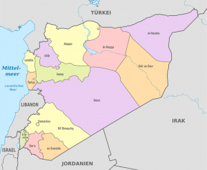 Syrien Landkarte